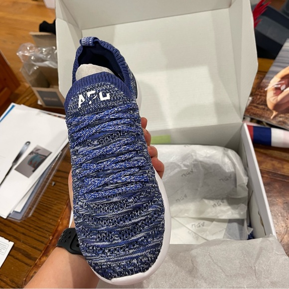 NWT APL Athletic Propulsion Labs Techloom Wave Blue Running Shoes M 7 / W 9 - Picture 11 of 16